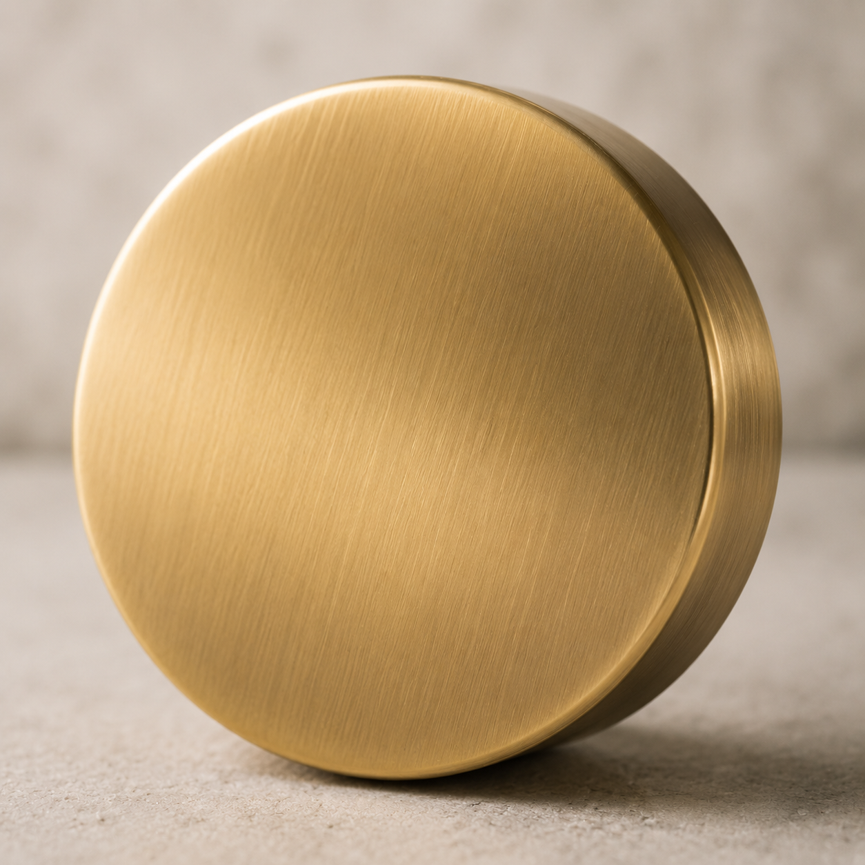 Brushed Brass finish sample